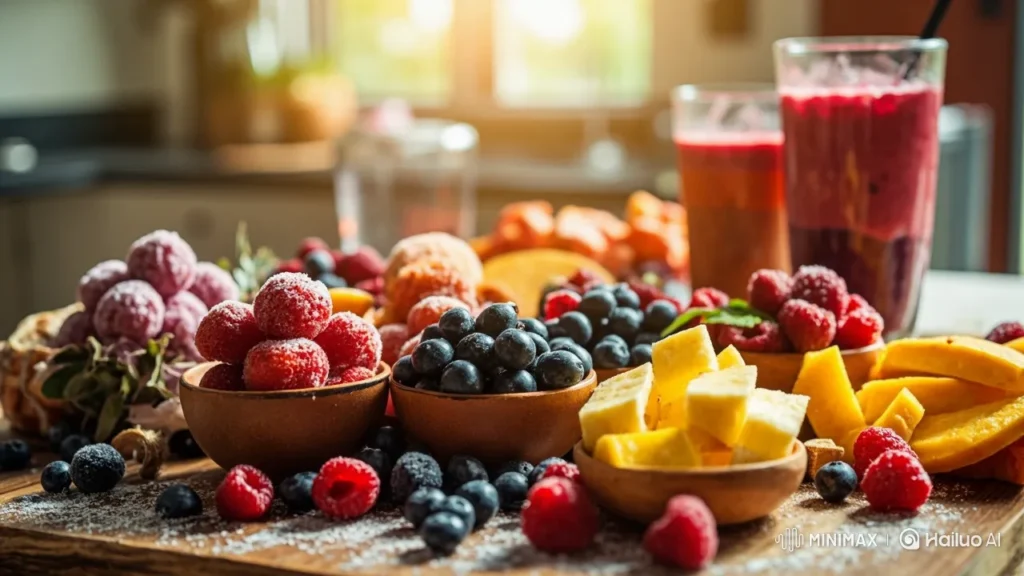 Discover how to make a smoothie with frozen fruit in under 5 minutes