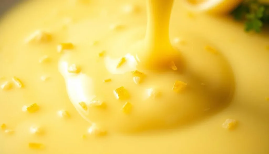 A close-up shot of a smooth, creamy garlic lemon butter sauce, glistening under soft, warm lighting. The sauce is poured over a plate, the glossy liquid pooling around the edges. Specks of minced garlic and vibrant lemon zest are visible, adding depth and complexity to the sauce. The overall composition has a luxurious, appetizing feel, inviting the viewer to imagine the rich, tantalizing flavor. A close-up shot of a smooth, creamy garlic lemon butter sauce, glistening under soft, warm lighting. The sauce is poured over a plate, the glossy liquid pooling around the edges. Specks of minced garlic and vibrant lemon zest are visible, adding depth and complexity to the sauce. The overall composition has a luxurious, appetizing feel, inviting the viewer to imagine the rich, tantalizing flavor.