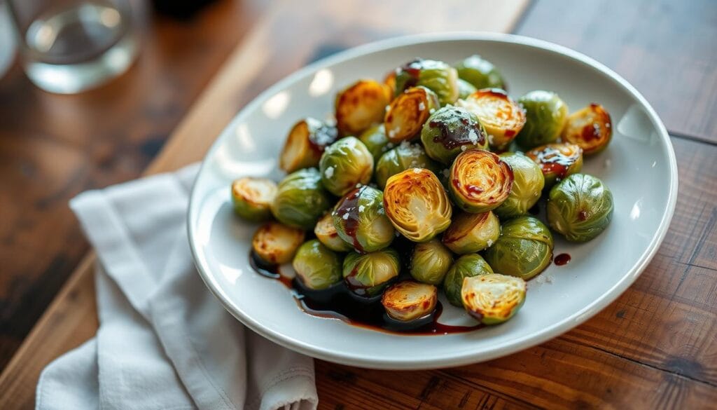 Image of a delicious roasted Brussels sprouts dish Image of a delicious roasted Brussels sprouts dish