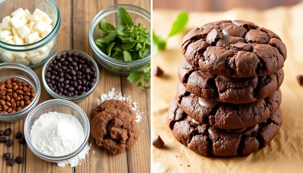 Image of a diabetic-friendly flourless chocolate cookie recipe