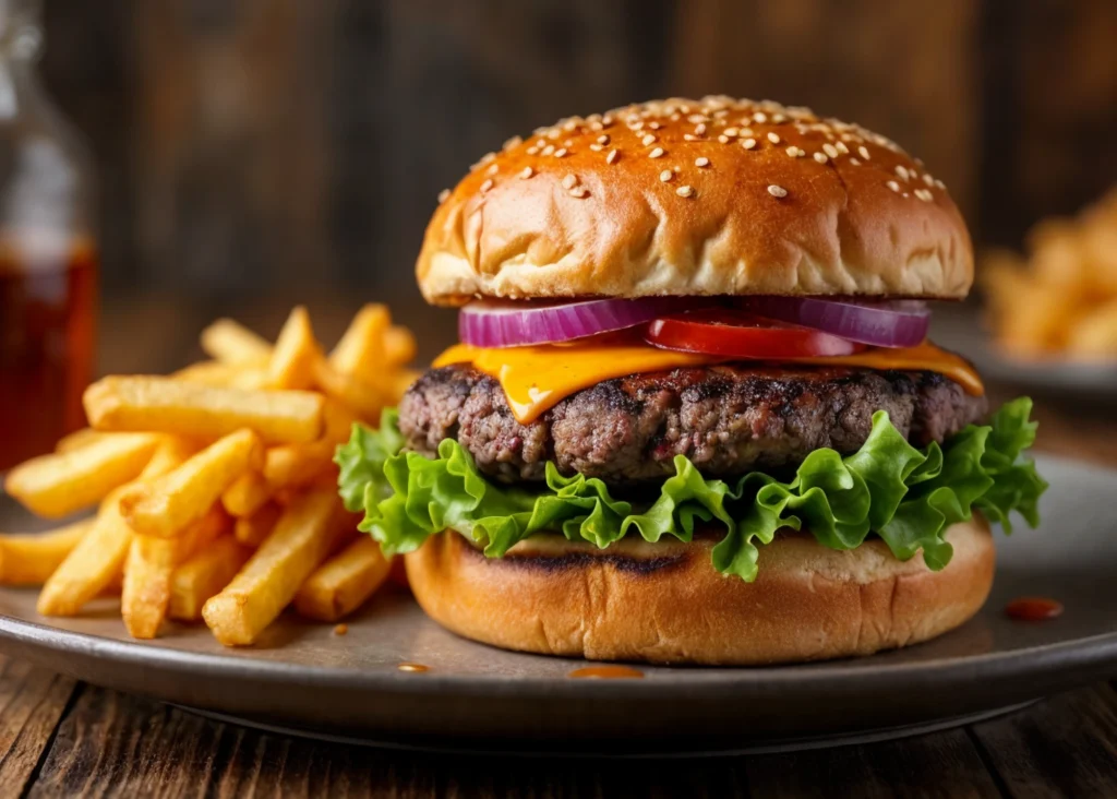 Deer Meat Burger