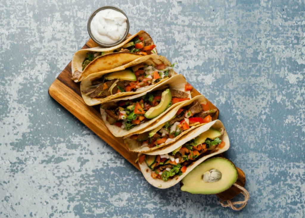 Chopped Chicken Tacos