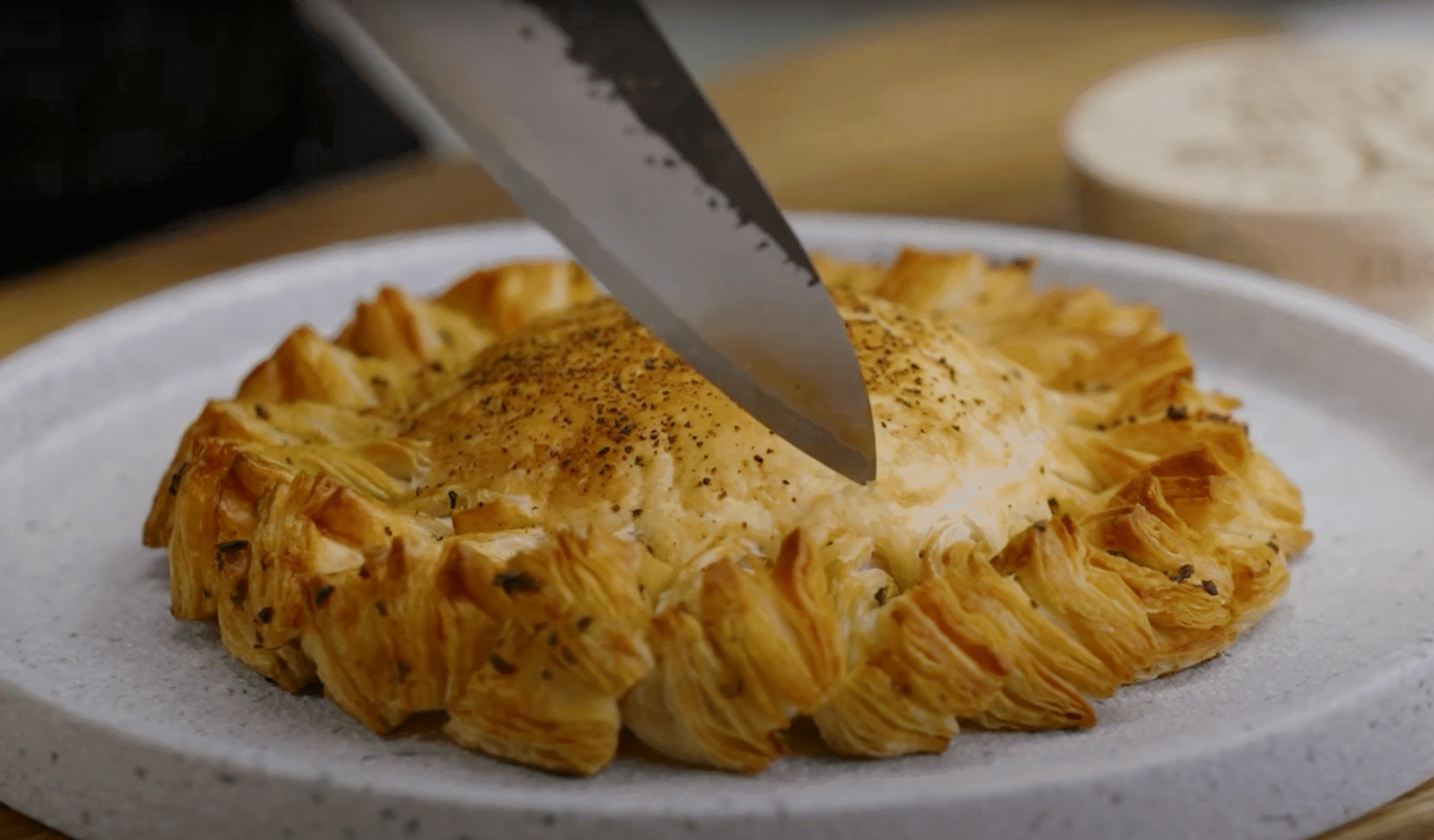 Brie in Puff Pastry