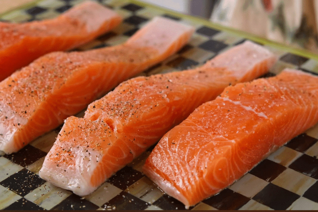 Grilled Salmon with Lemon and Herbs