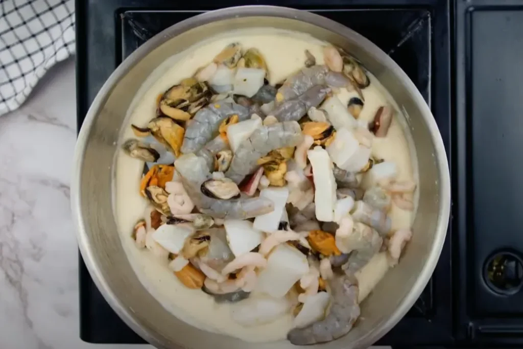 Seafood Casserole Recipe Creamy, Cheesy