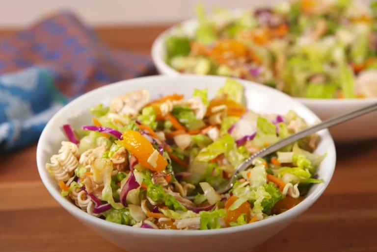 Asian Chicken Salad with Ramen Noodles