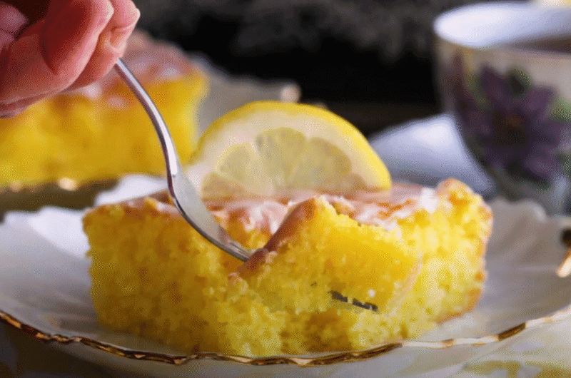 How to Make a Refreshing Jello Cake Lemon Dessert Step-by-Step
