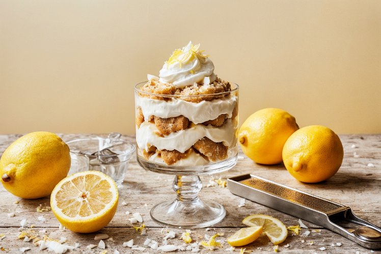 Lemon Tiramisu with Curd