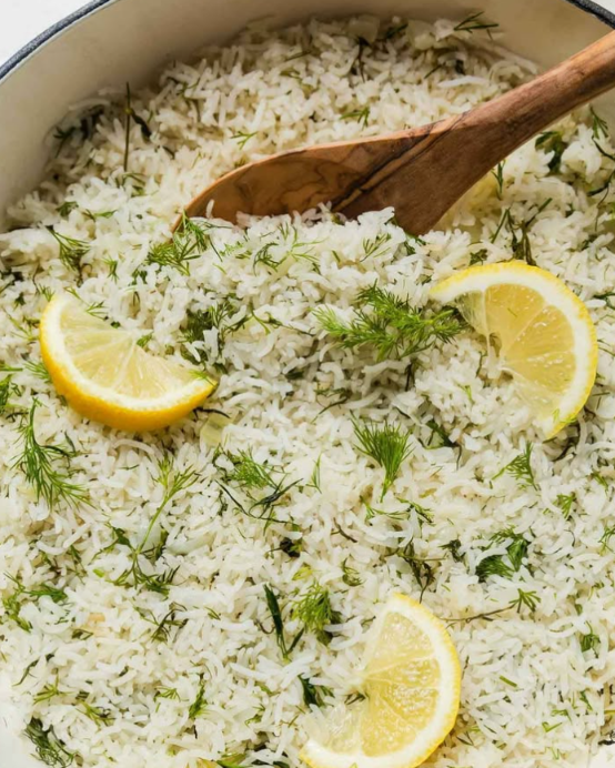 Lemon dill rice