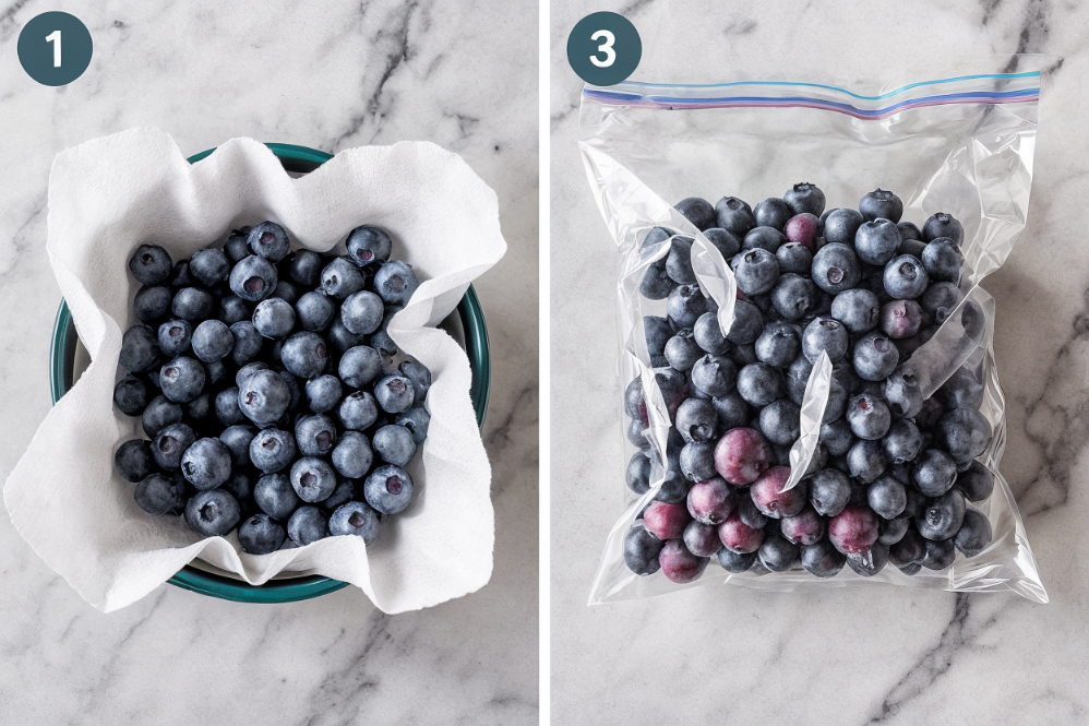 store fresh blueberries